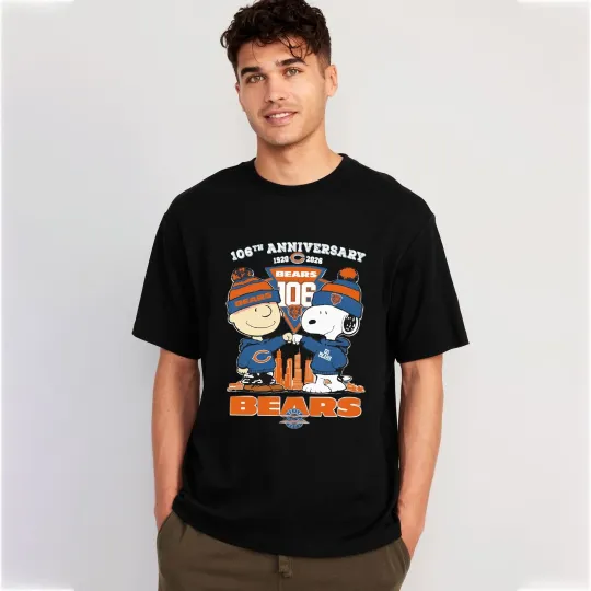 Discover Chicago Bears 106th Anniversary 1920 2026 Tshirt