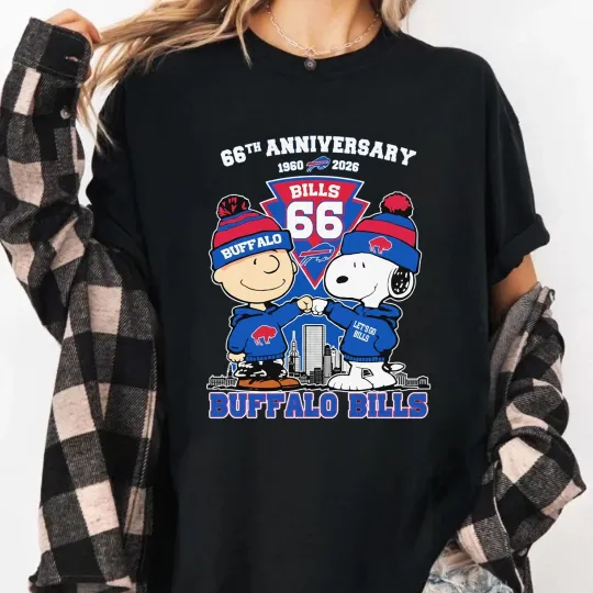 Buffalo Bills 66th Anniversary 1960-2026 T-Shirt
