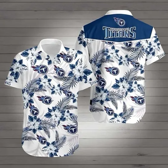 Discover Tennessee Football Floral Paradise Hawaiian Shirt Gift For Friends, For Fans