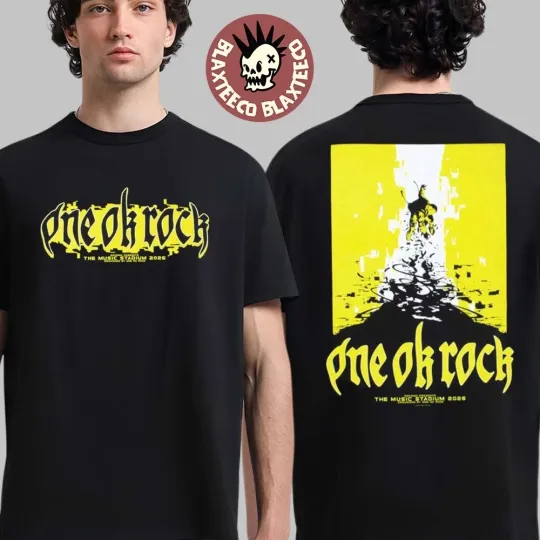 Discover One Ok Rock Docomo Presents The Music Stadium 2026 Big Logo T-Shirt