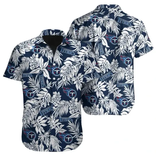Discover Tennessee Football  Tropical Foliage Hawaiian Shirt Gift For Friends, For Fans