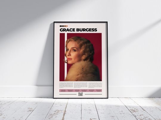 Grace Burgess Poster | Peaky Blinders Poster | Annabelle Wallis | Character Poster