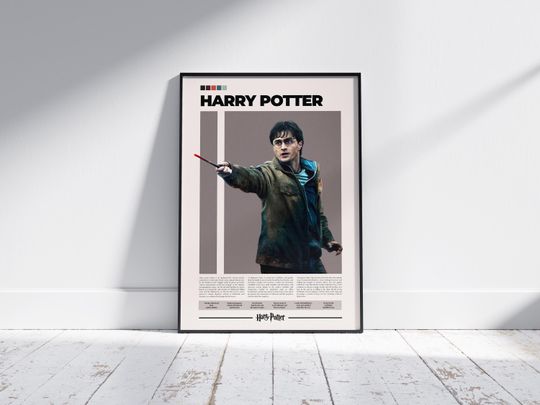 Harry Potter Poster Daniel Radcliffe Character Movie Vertical Premium Matte