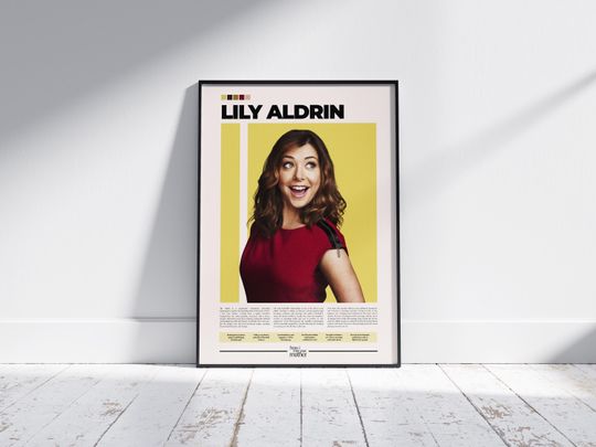 Discover Lily Aldrin Poster | How I Met Your Mother | Alyson Hannigan | Character Poster