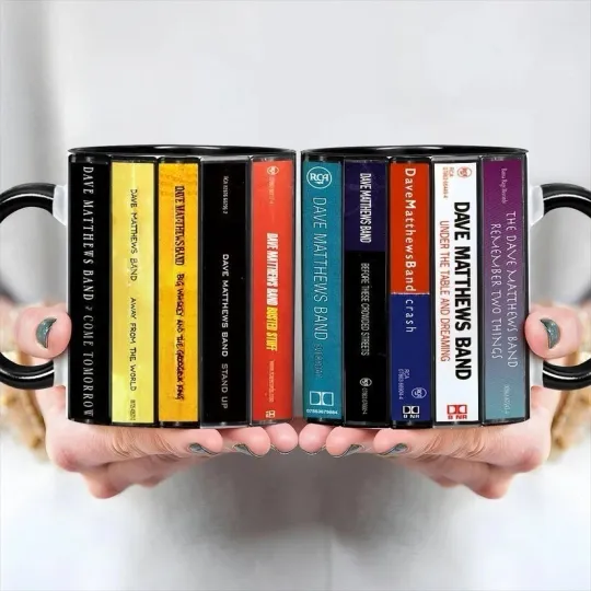 Dave Matthews Band Albums Cassette Collection Mug