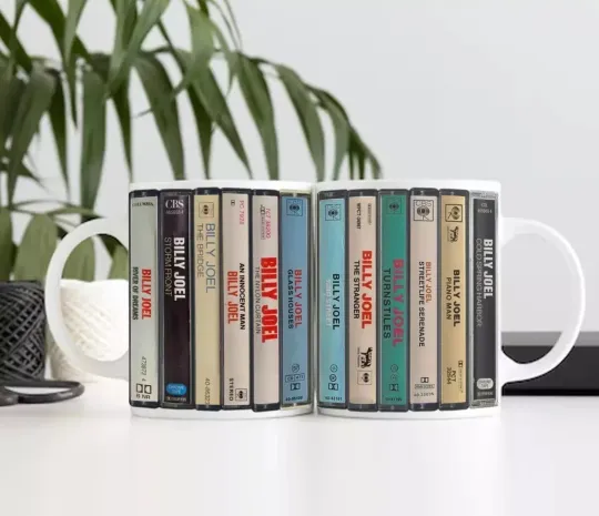 Discover Billy J Albums Cassette Retro Mug