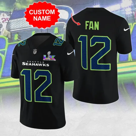Discover Personalized Seahawkss Super Bowl LX 3D Football Jersey