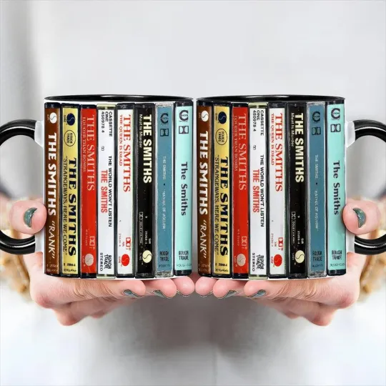 Discover The Smiths Albums Cassette Retro Accent Mug