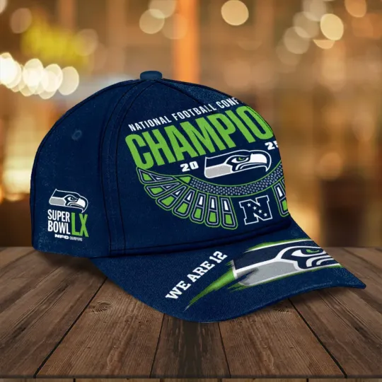 Discover 2025 Seattle Seahawk Champions Classic Cap