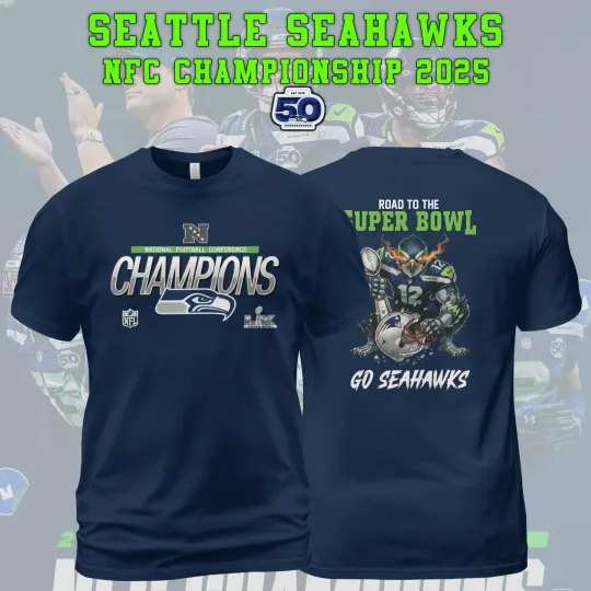 Discover Seattle Seahawks 2026 football Road To Super Bowl Shirt