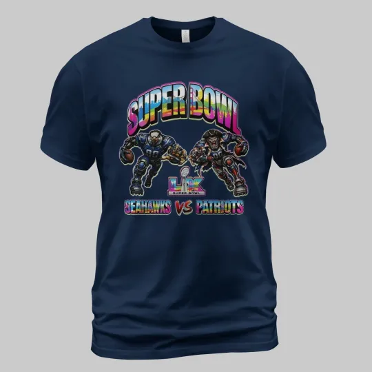 Discover Seattle Seahawks vs New England Patriots Matchup Final TShirt, Size S to 5XL