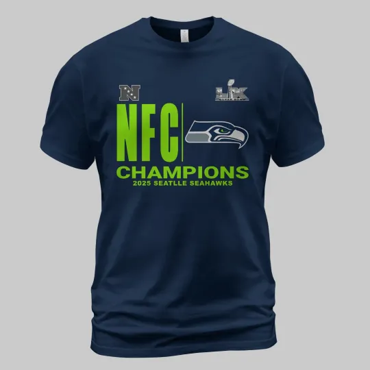 Seattle Seahawks 2025 NFC Championship T-Shirt