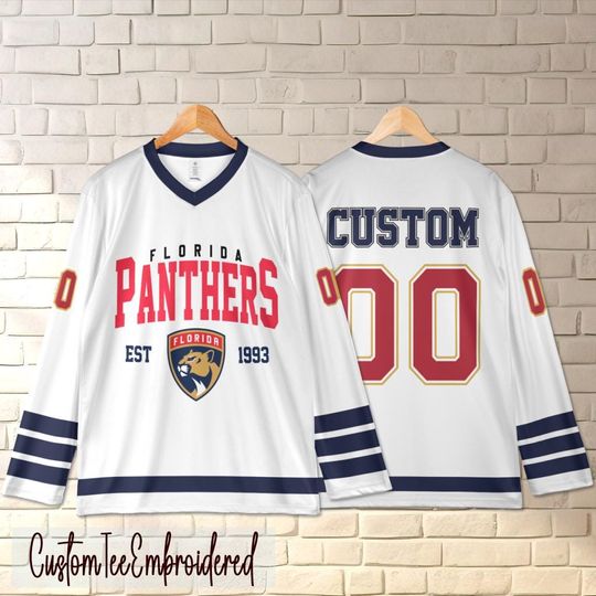 Discover Personalized Florida State Panthers Hockey Jersey Shirt, Hockey Lovers Gifts
