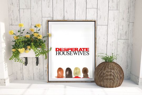 Desperate Housewives TV Show Handmade Poster