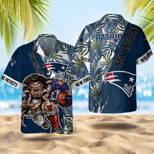 Discover New England Football Patriotss Team Hawaiian Shirt