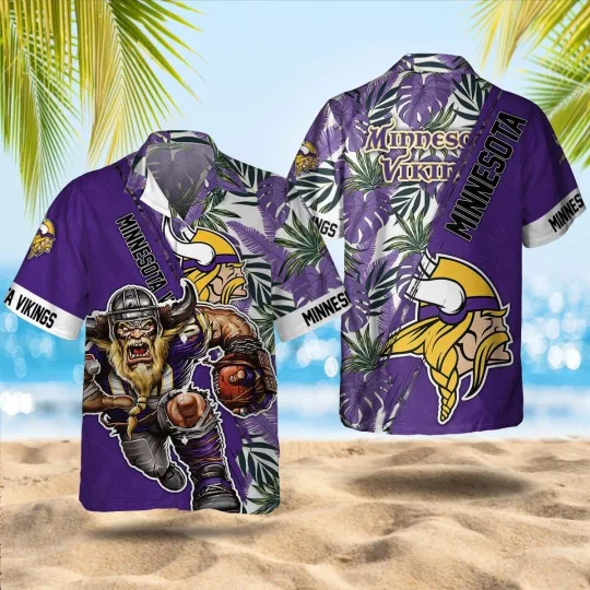Discover Minnesota Football Vikingss Team Hawaiian Shirt