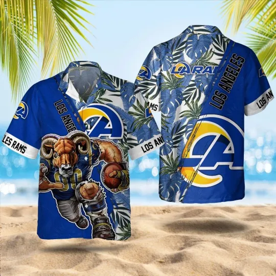 Discover Los Angeles Football Ramss Team Hawaiian Shirt