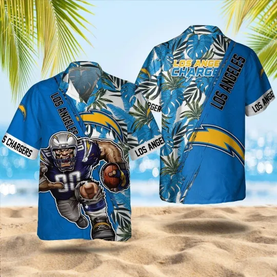 Discover Los Angeles Football Chargerss Team Hawaiian Shirt