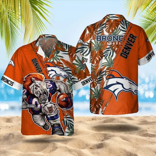 Discover Denver Football Broncoss Team Hawaiian Shirt