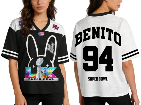 Discover Benito Team #94 Football Jersey, Bowl 2026 Mesh Jersey, Sports Shirt