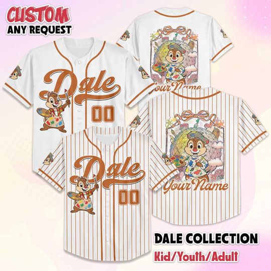 Discover Personalize Dale Epcot International Festival of the Arts 2026 Baseball Jersey, Disney Chip and Dale Jersey, Disneyland Baseball Team Outfit