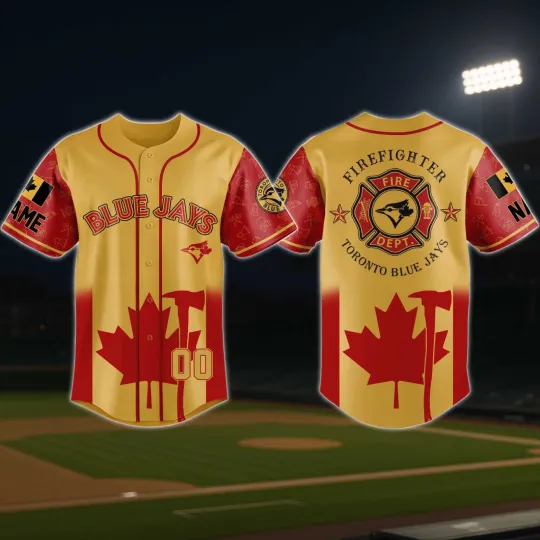 Discover NEW Toronto Blue Jays Firefighter Appreciation Night Jersey 2025 AB58