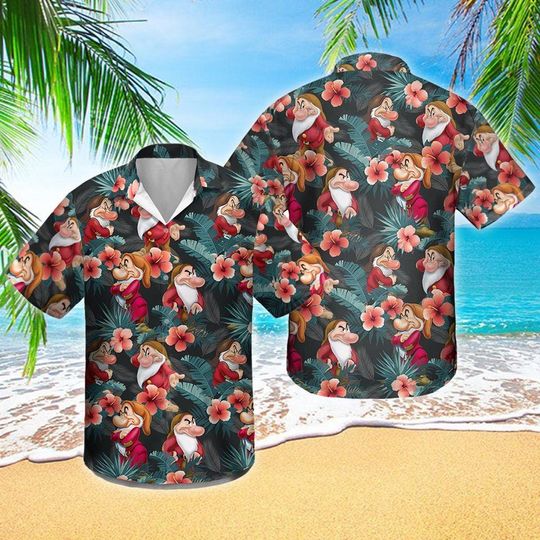 Discover Funny Grumpy Floral Tropical Hawaiian Shirt for Beach and Vacation