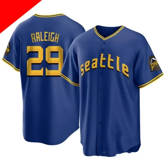 Discover Collection Cal Raleigh #29 Baseball Jersey Shirt S-5XL AB62