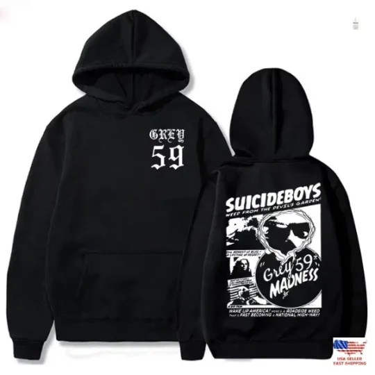 Discover Suicideboys Hoodie Double Sided Pullover Music Merch