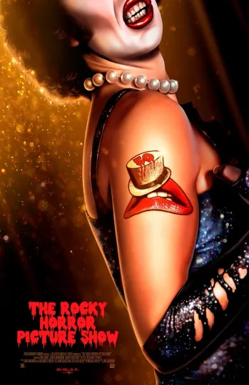 The Rocky Horror Picture Show 50th Anniversary Poster Tim Curry - Premium Matte Vertical