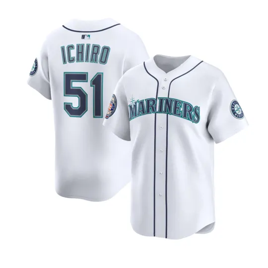 Discover Collection Ichiro Suzuki #51 Baseball Jersey Size S-5XL Gift Fan BB489