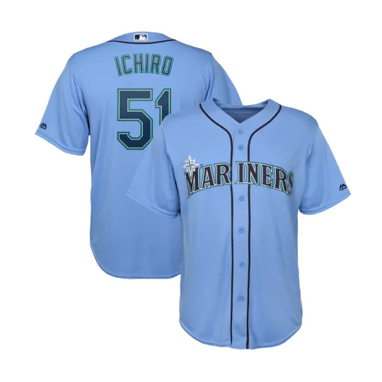 Discover Seattle Ichiro Suzuki 51 Baseball Jersey Size S-5XL Gift Fan BB495