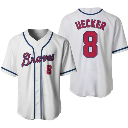 Bob Uecker MEN baseball Jersey White Men's All Size S-6XL BB528