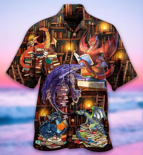Discover Dragon And Book Aloha Hawaiian Shirt For Summer My Weekend Is All Booked Lovely
