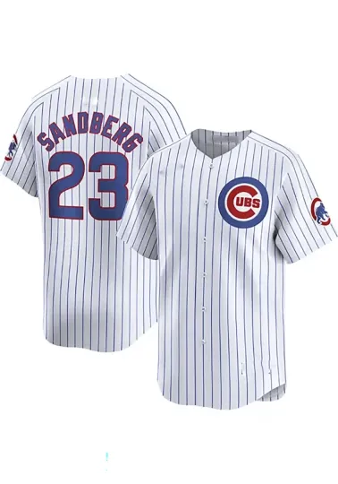 Discover Ryne Sandberg Mens White Home 2024 Baseball Jersey
