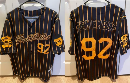 Discover macmiller #92 Retro Baseball Jersey Over Print Full size S to 5XL A21