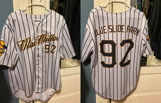 Discover macmiller #92 Retro Baseball Jersey Over Print Full size S to 5XL White A22