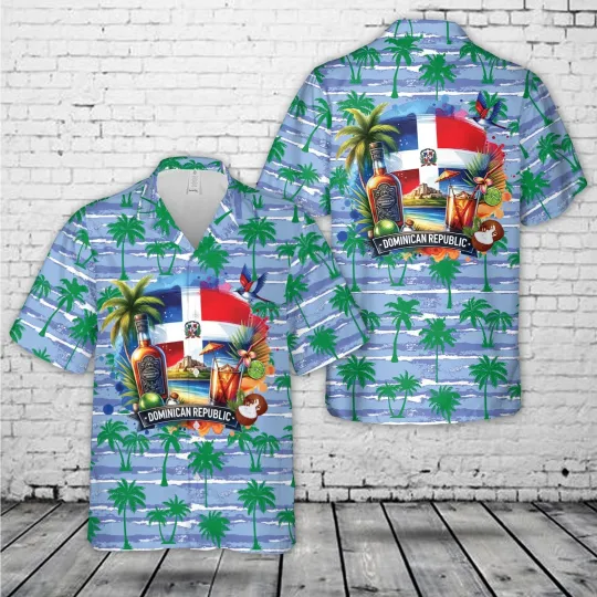 Discover Dominica Independence Day Hawaiian Shir