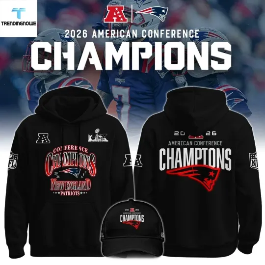 Discover Patriotss A.f.c Champions 2026 Hoodie