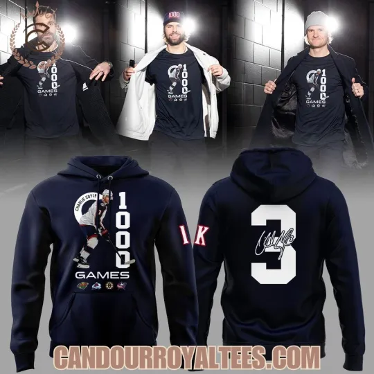 Discover Blue Jackets Game 1,000 For Charlie Coyle Hoodie
