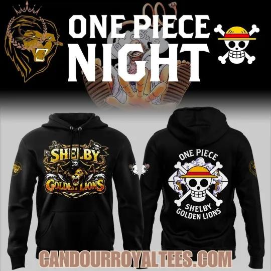 Golden Lions x One Piece Night Hoodie