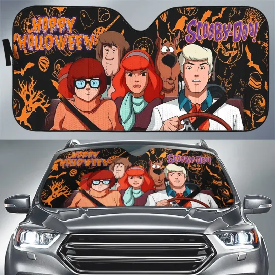 Discover Halloween Scooby-Doo Car Sun Shade