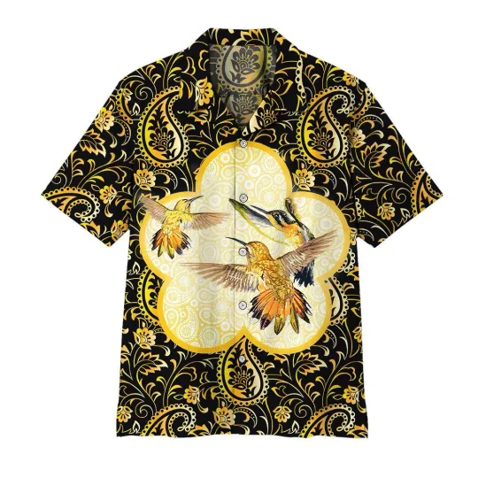 Discover 3D Flying Hummingbirds Hawaii Shirt