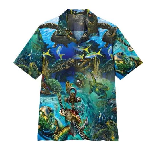 Discover 3D Turtles Hawaii Shirt
