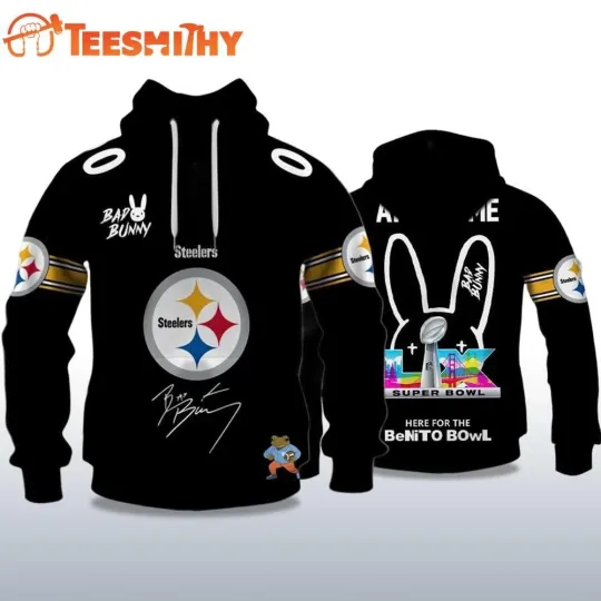 Discover Steeler Football Bad B Super Bowl LX 2026 Hoodie