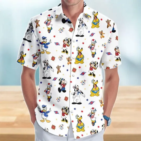 Discover Mickey And Friends Cruise Trip Summer Vacation 2026 Aloha Hawaiian Shirt