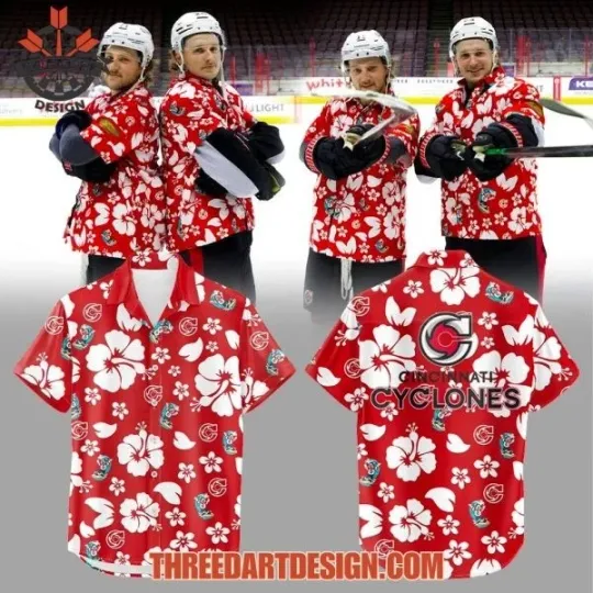 Discover Cincinnati Cyclone Hawaiian 2026 Shirt All Sizes