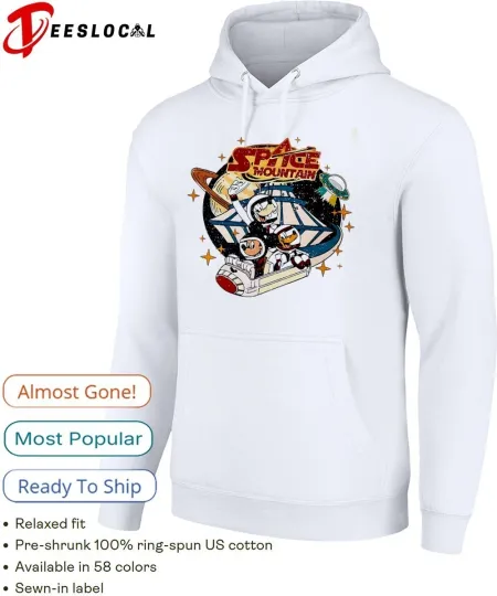 Discover Mouse And Friends Space Mountain Magic Kingdom Hoodie