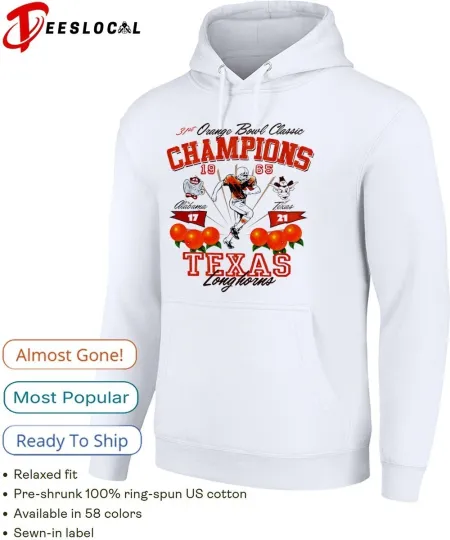 Discover Longhorns defeated the Crimson Tide 31st Orange Bowl Classic Hoodie