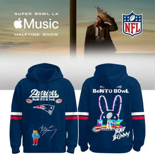 Patriotss-Bad Bunny Bo.wl LX 2026 Hoodie